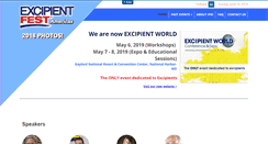 Desktop Screenshot of excipientfest.com